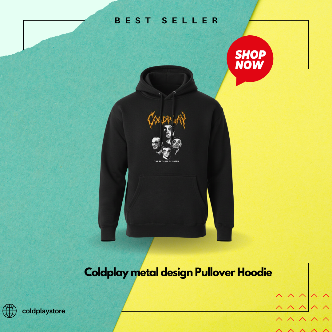 coldplay metal design Pullover Hoodie